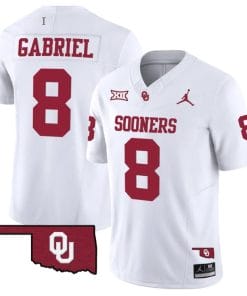 Dillon Gabriel Jersey #8 Oklahoma Sooners Vapor Limited College Football Stitched White