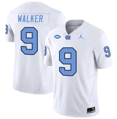 Devontez Walker Jersey #9 North Carolina Tar Heels Vapor Limited College Football White