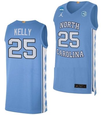 Deja Kelly Jersey #25 North Carolina Tar Heels College Basketball Blue 2023 NCAA March Madness 8 D4OQXWI