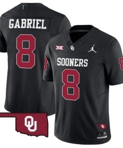 Dillon Gabriel Jersey #8 Oklahoma Sooners Vapor Limited College Football Stitched Black