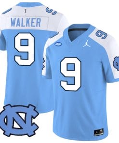 Devontez Walker Jersey #9 North Carolina Tar Heels Vapor Limited College Football Blue Alternate