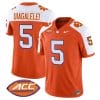 DJ Uiagalelei Jersey #5 Clemson Tigers Vapor Limited Acc Patch College Football Stitched Alternate 4 DJ Uiagalelei Jersey #5 Clemson Tigers Vapor Limited Acc Patch College Football Stitched Alternate