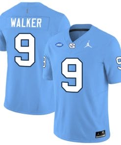 Devontez Walker Jersey #9 North Carolina Tar Heels Vapor Limited College Football Blue