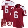 DeVonta Smith Jersey #6 Alabama Crimson Tide Vapor Limited Football Alabama Map Crimson Alternate 5 DeVonta Smith Jersey #6 Alabama Crimson Tide Vapor Limited Football Alabama Map Crimson Alternate