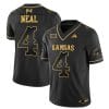 Devin Neal Jersey #4 Kansas Jayhawks Blackhawk Gold Vapor Football Black Gold 5 Devin Neal Jersey #4 Kansas Jayhawks Blackhawk Gold Vapor Football Black Gold