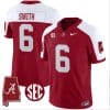 DeVonta Smith Jersey #6 Alabama Crimson Tide Vapor Stitched Football Alabama Map Alternate