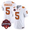 DJ Uiagalelei Jersey #5 Clemson Tigers Vapor Limited Champions Patch College Football Stitched White