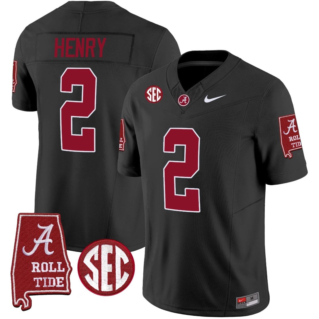 Derrick Henry Jersey #2 Alabama Crimson Tide Vapor Limited Football Alabama Map Black 1 Derrick Henry Jersey #2 Alabama Crimson Tide Vapor Limited Football Alabama Map Black