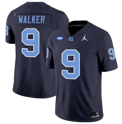 Devontez Walker Jersey #9 North Carolina Tar Heels Vapor Limited College Football Navy