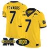 Donovan Edwards Jersey #7 Michigan Wolverines 1000 Wins Patch Vapor College Football Maize