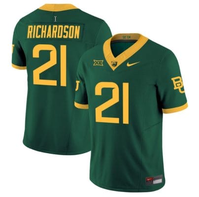 Dominic Richardson Jersey #21 Baylor Bears Vapor Limited College Football All Stitched Green