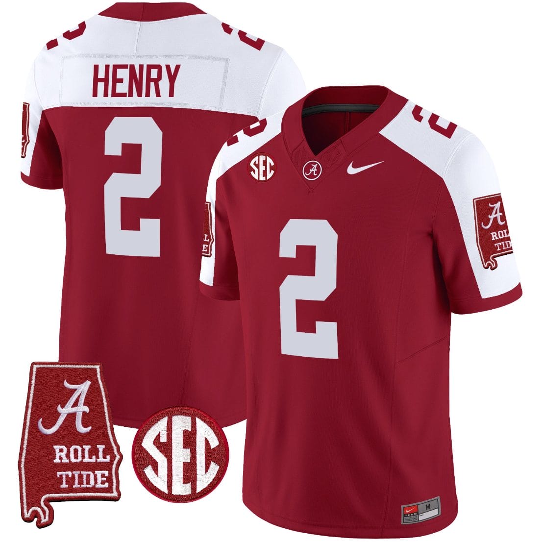 Derrick Henry Jersey #2 Alabama Crimson Tide Vapor Limited Football Alabama Map Crimson Alternate 1 Derrick Henry Jersey #2 Alabama Crimson Tide Vapor Limited Football Alabama Map Crimson Alternate