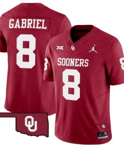 Dillon Gabriel Jersey #8 Oklahoma Sooners Vapor Limited College Football Stitched Red