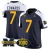 Donovan Edwards Jersey #7 Michigan Wolverines 1000 Wins Patch Vapor Limited Football Navy Alternate 4 Donovan Edwards Jersey #7 Michigan Wolverines 1000 Wins Patch Vapor Limited Football Navy Alternate
