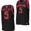 DeShawn Harris Smith Jersey #5 Maryland Terrapins College NIL Replica Basketball Black