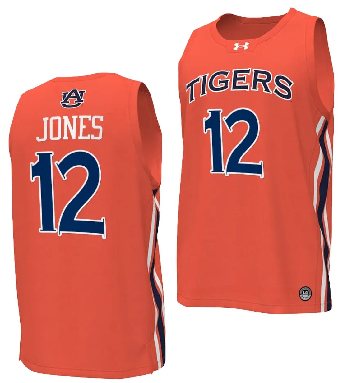 Denver Jones Jersey #12 Auburn Tigers College Basketball Replica Orange 1 Denver Jones Jersey #12 Auburn Tigers College Basketball Replica Orange