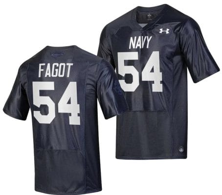 Diego Fagot Jersey #54 Navy Midshipmen Silent Service Replica College Football Navy