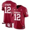 Drake Stoops Jersey #12 Oklahoma Sooners Vapor Limited College Football Stitched Red
