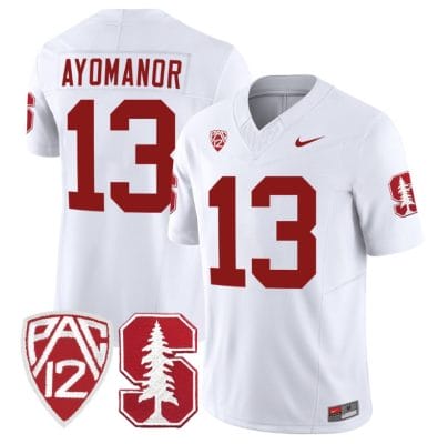 Elic Ayomanor Jersey #13 Standford Cardinal Jersey Vapor Limited College Football White