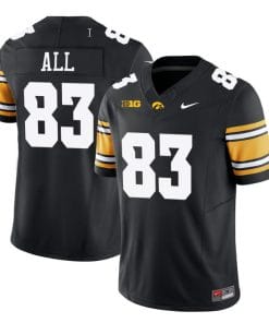 Erick All Jersey #83 Iowa Hawkeyes Vapor Limited College Football Black