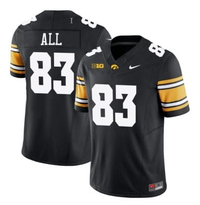 Erick All Jersey #83 Iowa Hawkeyes Vapor Limited College Football Black 8 Erick All Jersey #83 Iowa Hawkeyes Vapor Limited College Football Black