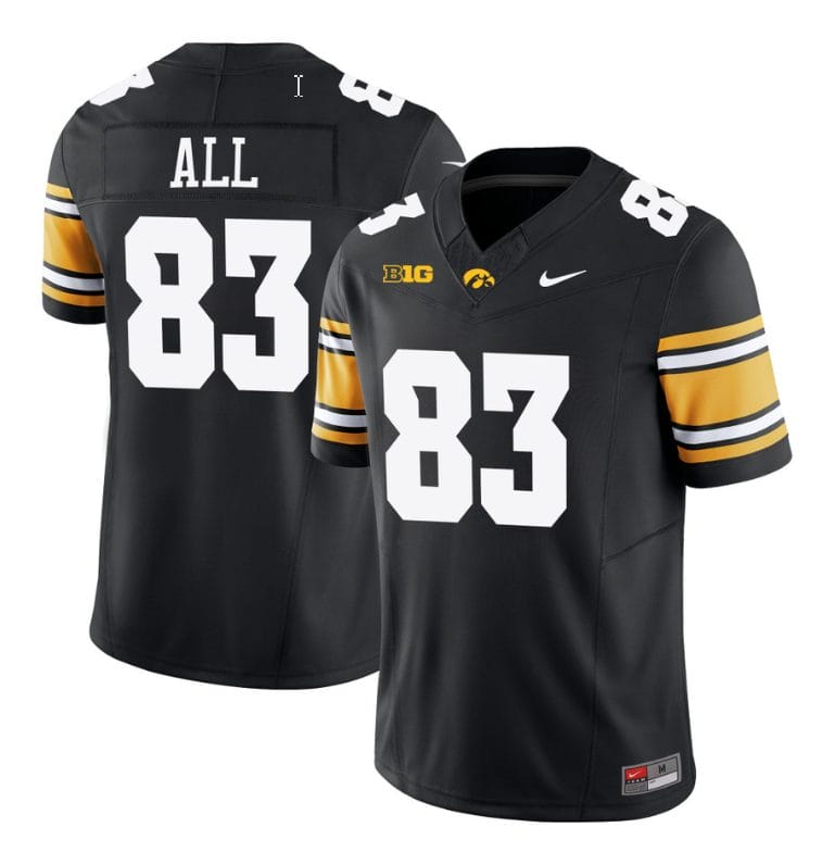 Erick All Jersey #83 Iowa Hawkeyes Vapor Limited College Football Black 1 Erick All Jersey #83 Iowa Hawkeyes Vapor Limited College Football Black