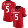 Emory Jones Jersey #5 Cincinnati Bearcats Vapor Limited College Football All Stitched Red