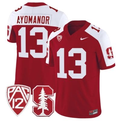 Elic Ayomanor Jersey #13 Standford Cardinal Jersey Vapor Limited College Football Crimson Alternate
