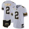 Emeka Egbuka Jersey #2 Ohio State Buckeyes College Football Stitched Vapor Limited Gold Ohio Patch Gray Gold