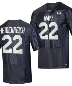 Eli Heidenreich Jersey #22 Navy Midshipmen Silent Service Replica College Football Navy