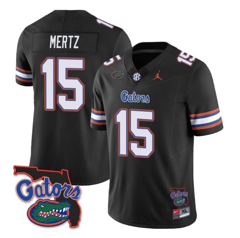 Graham Mertz Jersey #15 Florida Gators Vapor Limited College Football Black 1 Graham Mertz Jersey #15 Florida Gators Vapor Limited College Football Black