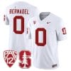 Gaethan Bernadel Jersey #0 Standford Cardinal Jersey Vapor Limited College Football White
