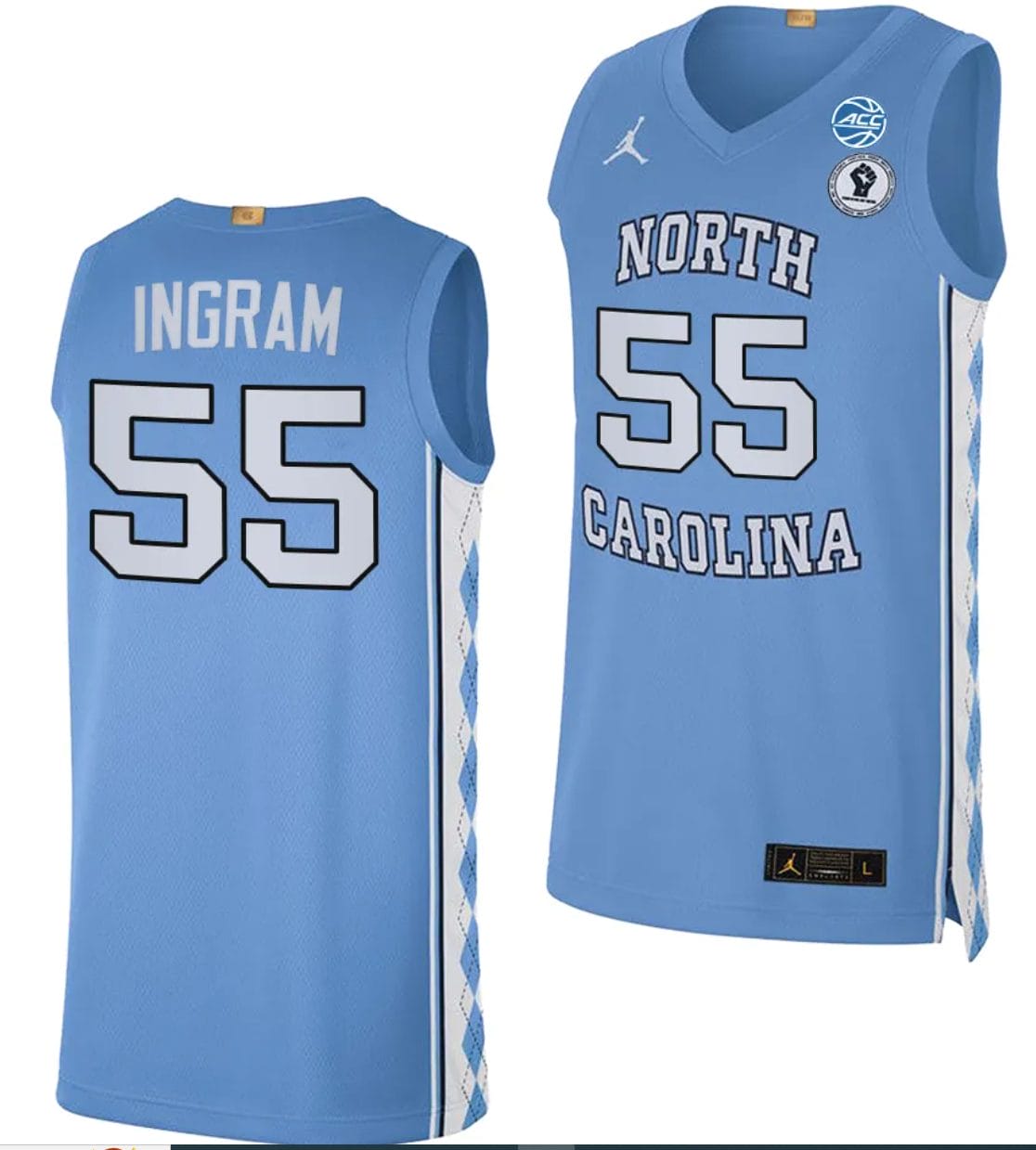Harrison Ingram Jersey #55 North Carolina Tar Heels College Basketball Blue 1 Harrison Ingram Jersey #55 North Carolina Tar Heels College Basketball Blue
