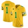 Jordan Burch Jersey #1 Oregon Ducks ‘Mighty Oregon’ Throwback Football Uniforms Yellow 6 Jordan Burch Jersey #1 Oregon Ducks ‘Mighty Oregon’ Throwback Football Uniforms Yellow