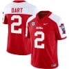 Jaxson Dart Jersey #2 Ole Miss Rebels Football Vapor Limited All Stitched Red Alternate 6 Jaxson Dart Jersey #2 Ole Miss Rebels Football Vapor Limited All Stitched Red Alternate