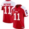 Jordan Watkins Jersey #11 Ole Miss Rebels Football Vapor Limited All Stitched Red Alternate 6 Jordan Watkins Jersey #11 Ole Miss Rebels Football Vapor Limited All Stitched Red Alternate