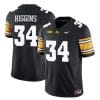 Jay Higgins Jersey #34 Iowa Hawkeyes Vapor Limited College Football Black