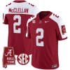 Jase McClellan Jersey #2 Alabama Crimson Tide Vapor Limited Football Alabama Map Crimson Alternate