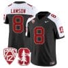 Justin Lamson Jersey #8 Standford Cardinal Jersey Vapor Limited College Football Black Alternate