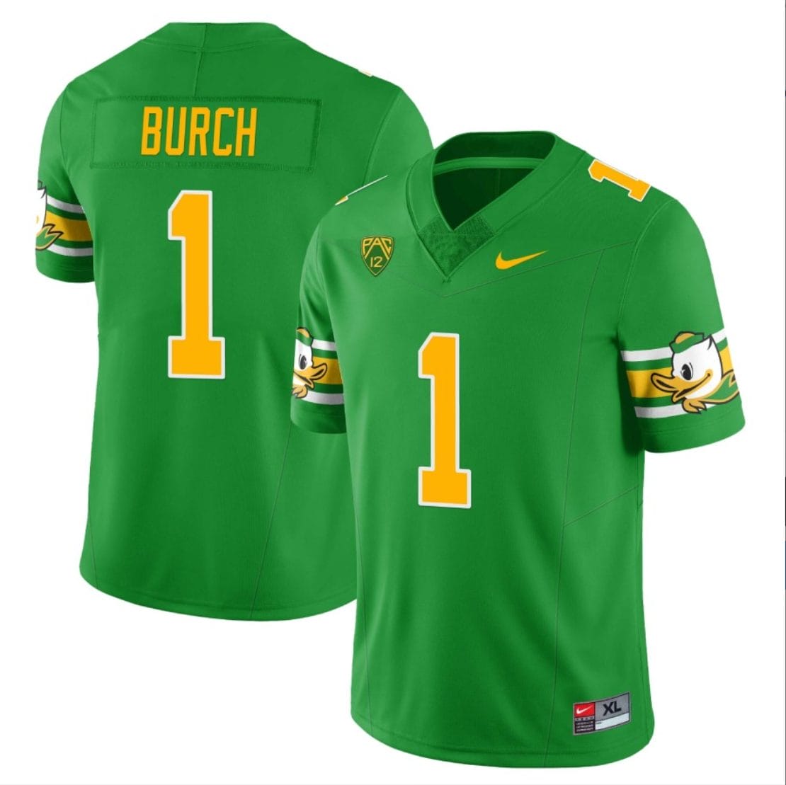 Jordan Burch Jersey #1 Oregon Ducks ‘Mighty Oregon’ Throwback College Football Uniforms Green 1 Jordan Burch Jersey #1 Oregon Ducks ‘Mighty Oregon’ Throwback College Football Uniforms Green