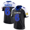 Jalon Daniels Jersey #6 Kansas Jayhawks Blackhawk Vapor Limited Football Alternate
