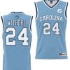 Jae'Lyn Withers Jersey #24 UNC Tar Heels College NIL Basketball Lightweight Blue