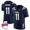 Jordan Watkins Jersey #11 Ole Miss Rebels Football Ole Map All Stitched Navy 6 Jordan Watkins Jersey #11 Ole Miss Rebels Football Ole Map All Stitched Navy