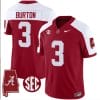 Jermaine Burton Jersey #3 Alabama Crimson Tide Vapor Stitched Football Alabama Map Alternate