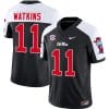 Jordan Watkins Jersey #11 Ole Miss Rebels Football Vapor Limited All Stitched Black Alternate 7 Jordan Watkins Jersey #11 Ole Miss Rebels Football Vapor Limited All Stitched Black Alternate