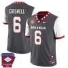 Jacolby Criswell Jersey #6 Arkansas Razorback Football Arkansas Patch White Sleeves