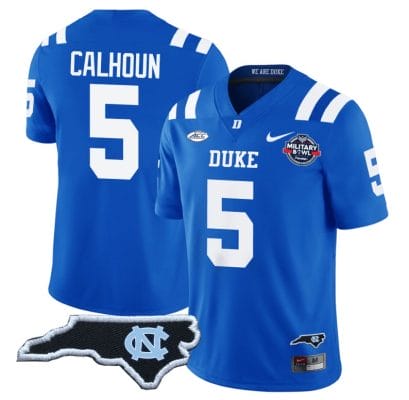 Jalon Calhoun Jersey #5 Duke Blue Devils Football Limited Royal - NC State