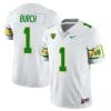 Jordan Burch Jersey #1 Oregon Ducks ‘Mighty Oregon’ Throwback Football Uniforms White 7 Jordan Burch Jersey #1 Oregon Ducks ‘Mighty Oregon’ Throwback Football Uniforms White