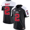 Jaxson Dart Jersey #2 Ole Miss Rebels Football Vapor Limited All Stitched Black Alternate