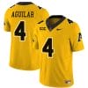 Joey Aguilar Jersey #4 Appalachian State Mountaineers Vapor Limited College Football Yellow